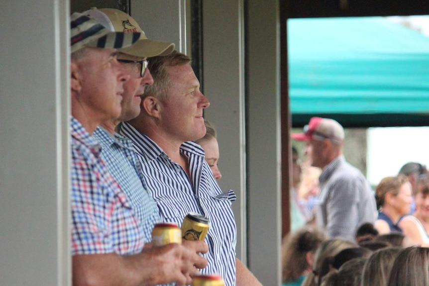 Spectators look on at a Condamine Cods home game.