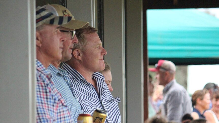 Spectators look on at a Condamine Cods home game.