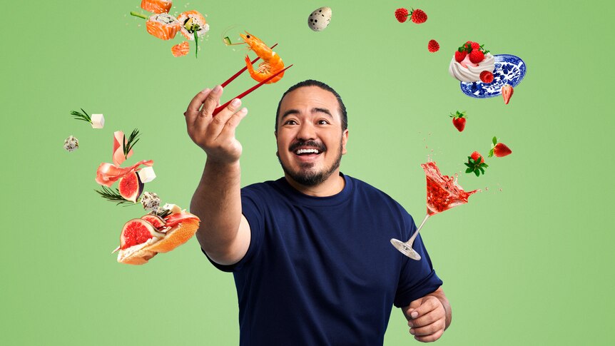 Promotional image for new series of The Cook Up with Adam Liaw.