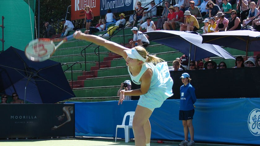 Jelena Dokic wins in Hobart