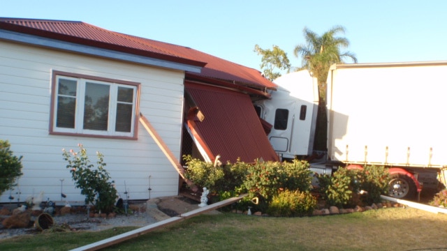 The truck driver lost control on the Pingelly Road near the Williams–Kondinin Road intersection.