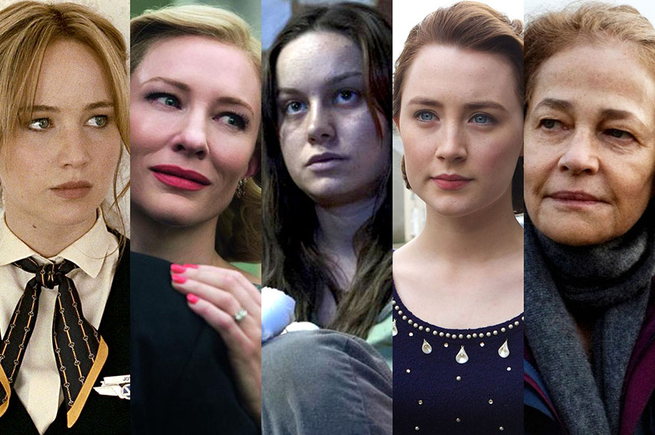 Composite image of the best actress nominees at the 2016 Academy Awards.