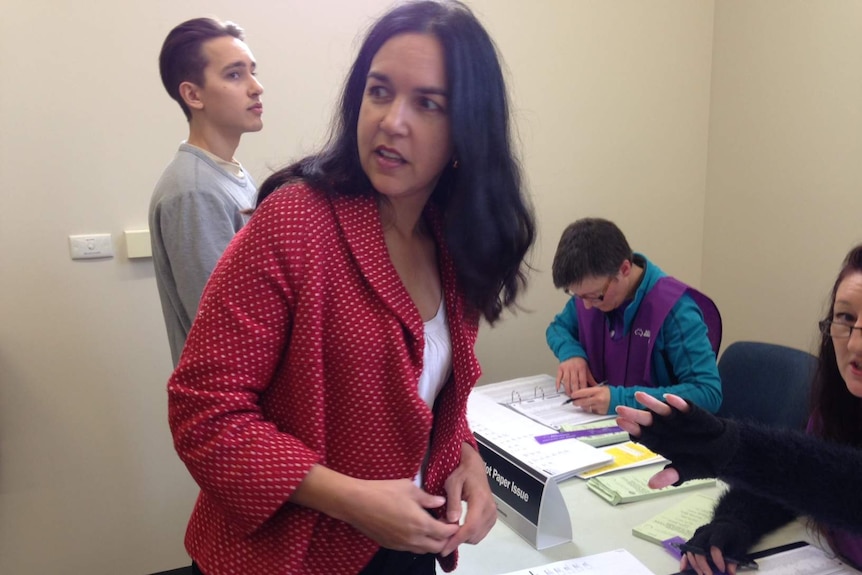 Lisa Singh voting