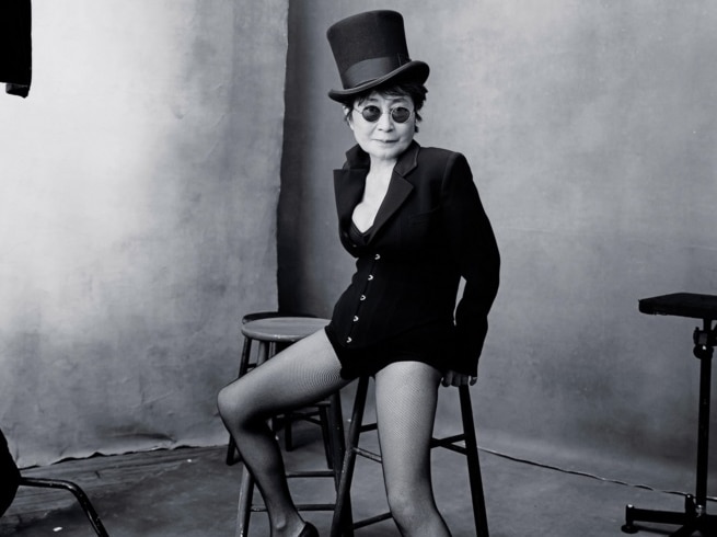 Yoko Ono's portrait for the 2016 Pirelli calendar