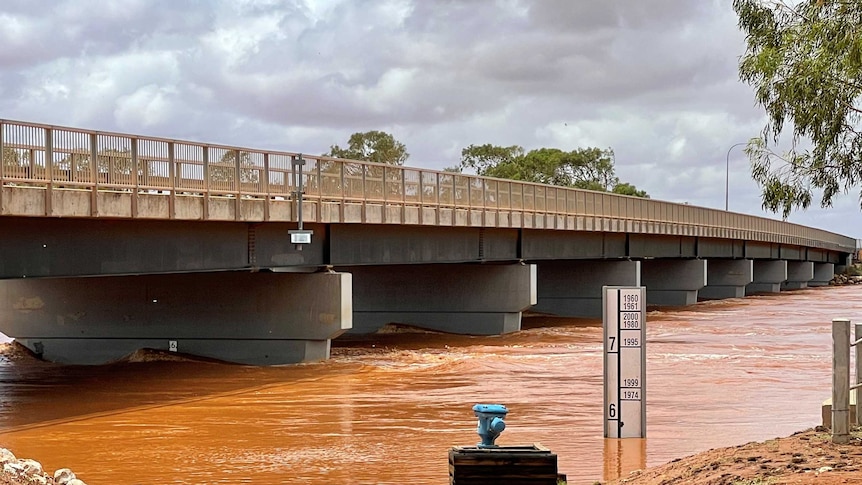 Water levels at bridge