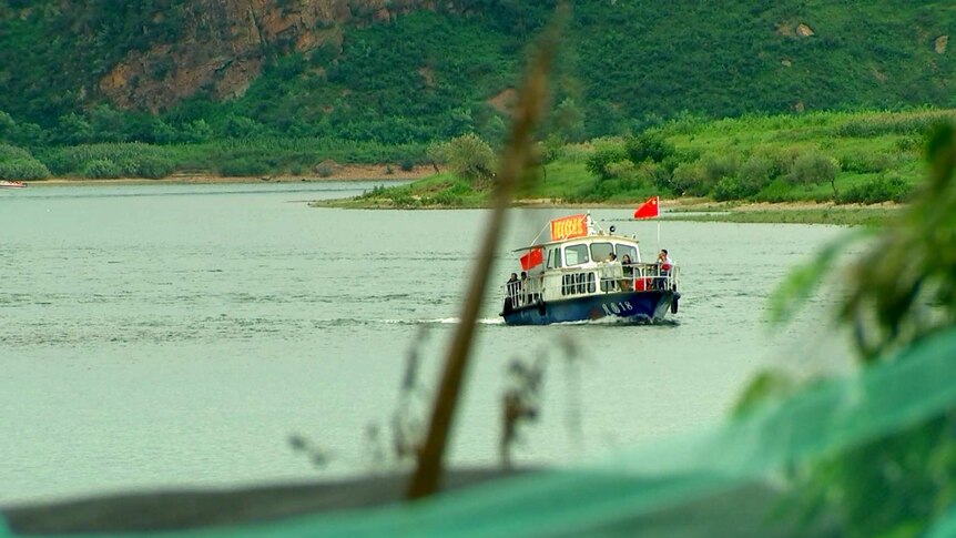 Boat from border town taking tourists to see North Korea