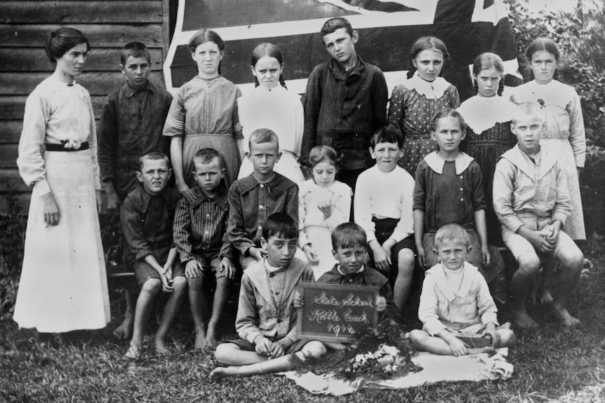 Porait of Kobble Creek State School, Qld, 1914