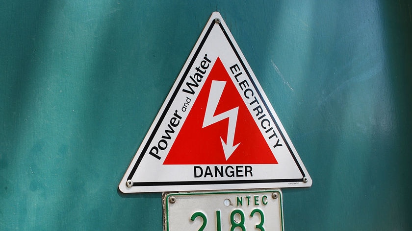 Power and Water danger sign
