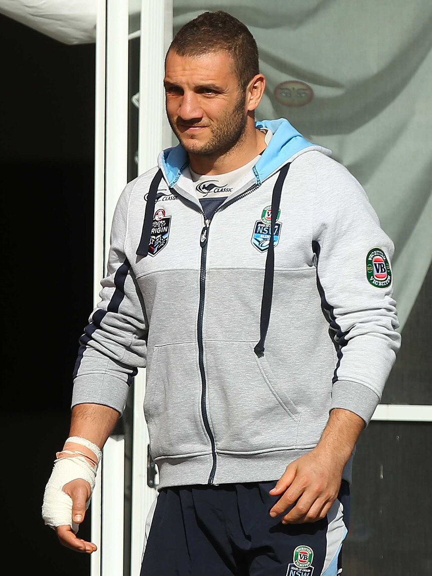 Robbie Farah in New South Wales training camp