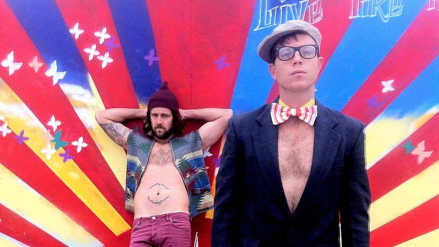 Bondi Hipsters - Christiaan Van Vuuren (L)  and Nick Boshier (R).