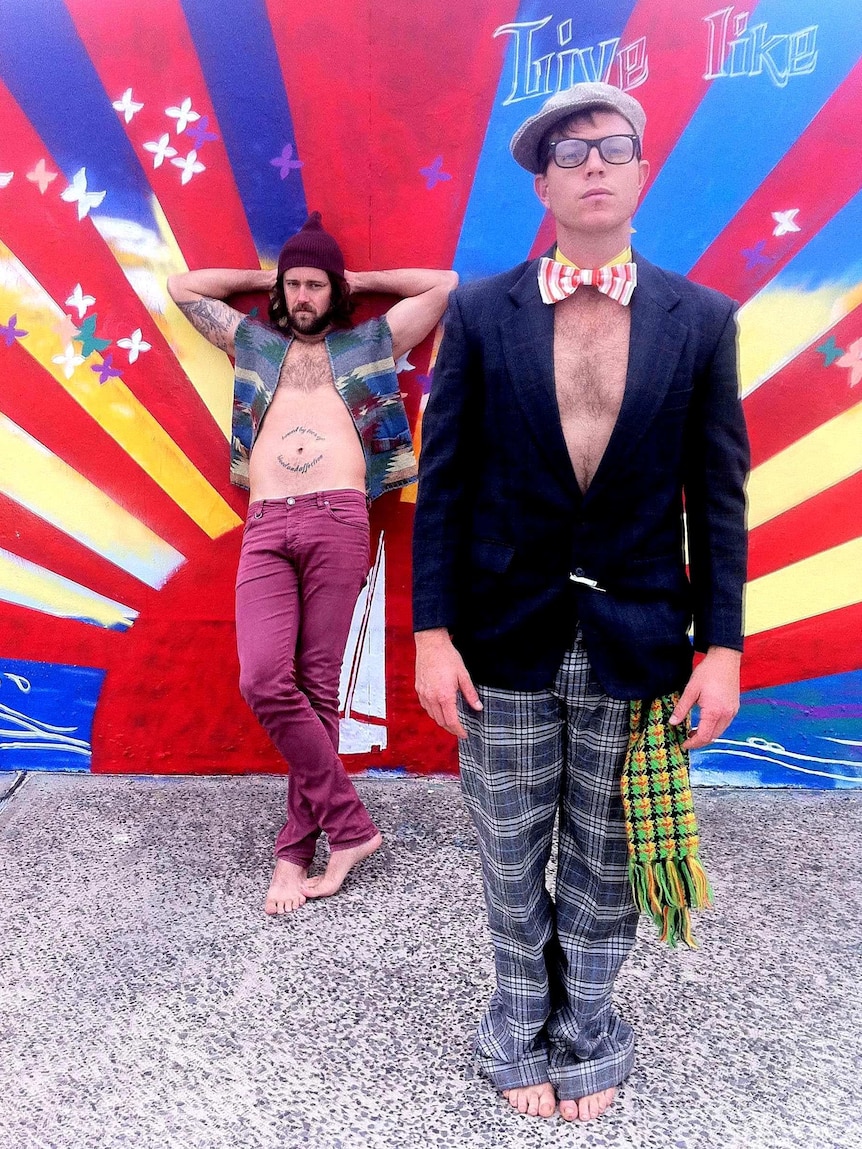 Bondi Hipsters - Christiaan Van Vuuren (L)  and Nick Boshier (R).