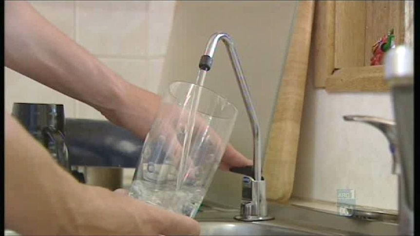 Water from a filtered tap