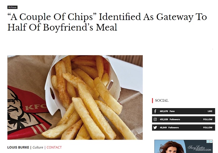 As news outlet Crikey reported, this story was actually a paid advertisement for KFC.