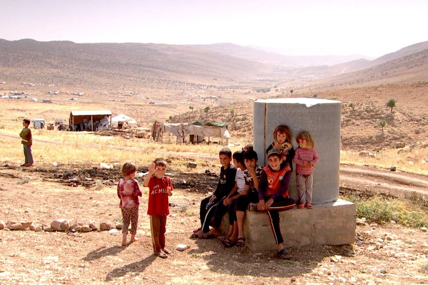 Yazidi groups of kids
