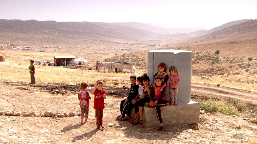 Yazidi groups of kids
