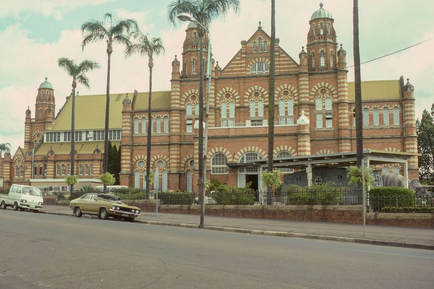 Old photo of the Queensland Museum in the 1970s.