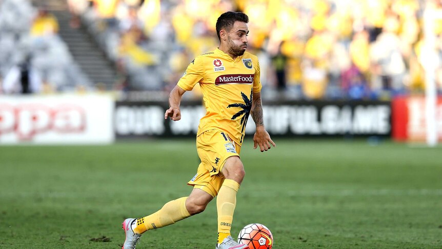 Anthony Caceres of the Central Coast Mariners