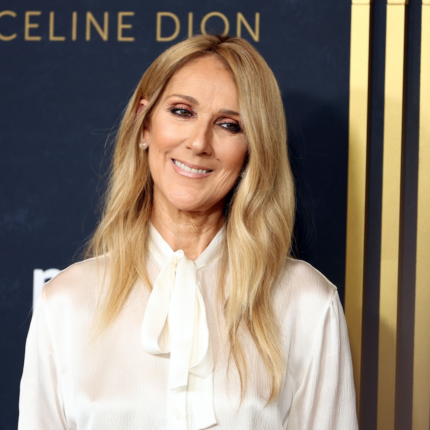 Celine Dion at a special New York screening of her movie.