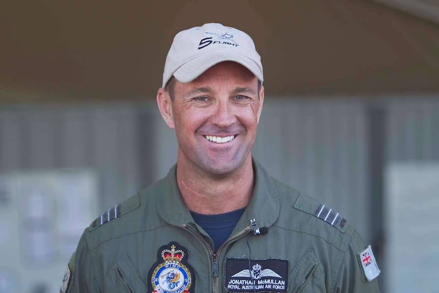 Royal Australian Air Force Wing Commander Jonathan McMullan
