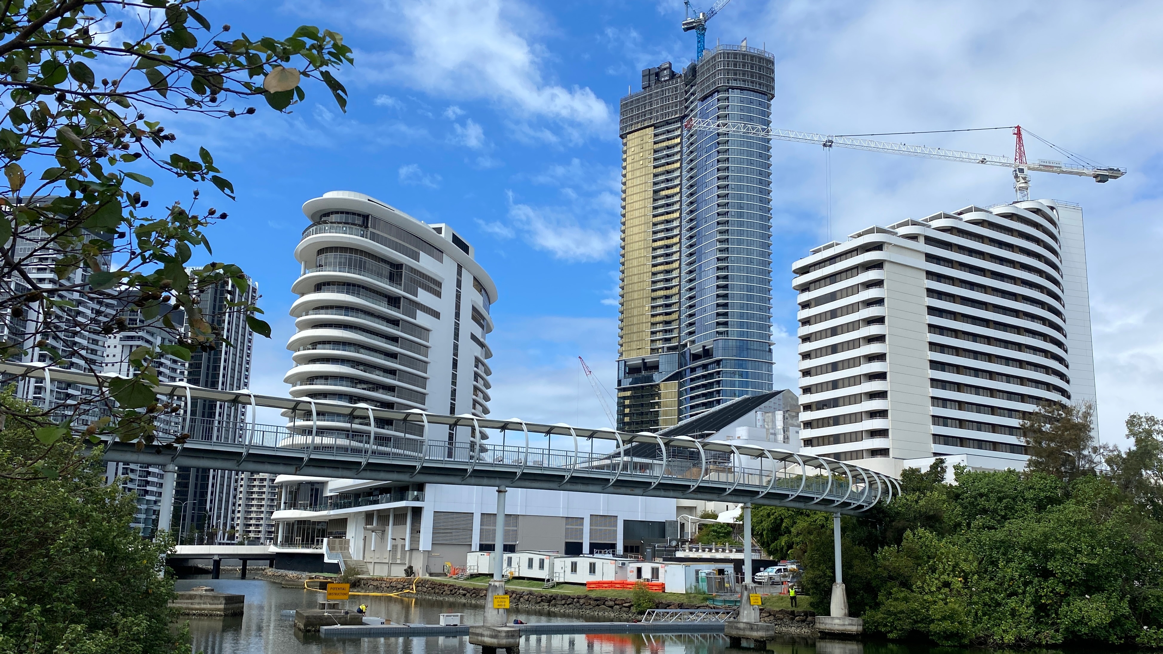 Wide shot of the Star Casino on the Gold Coast