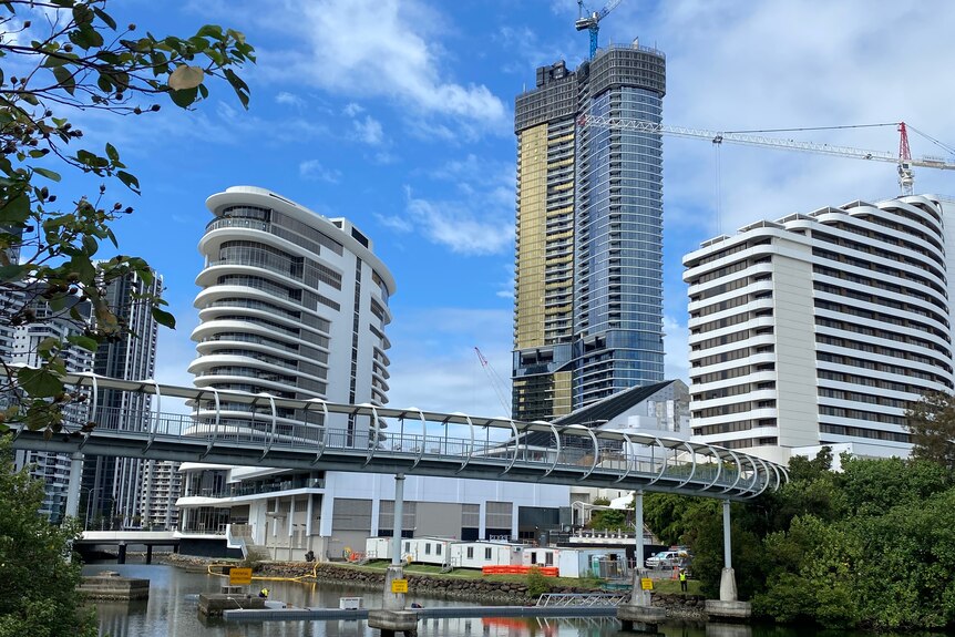 Wide shot of the Star Casino on the Gold Coast