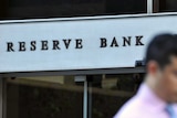 Reserve Bank sign in Martin Place