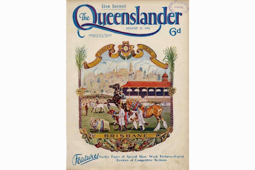 Illustrated front cover from The Queenslander, August 22 1935.