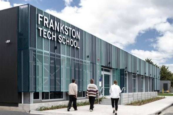The frontage of Frankston Tech School