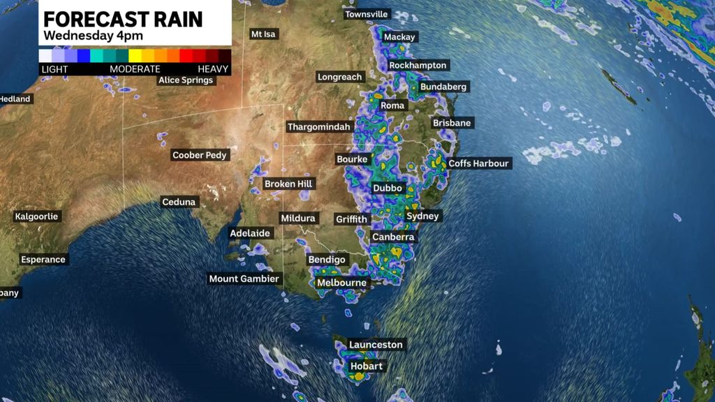 A major storm outbreak will deliver heavy rain to parts of eastern ...