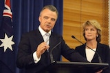 New Liberals leader Brendan Nelson with his deputy Julie Bishop.