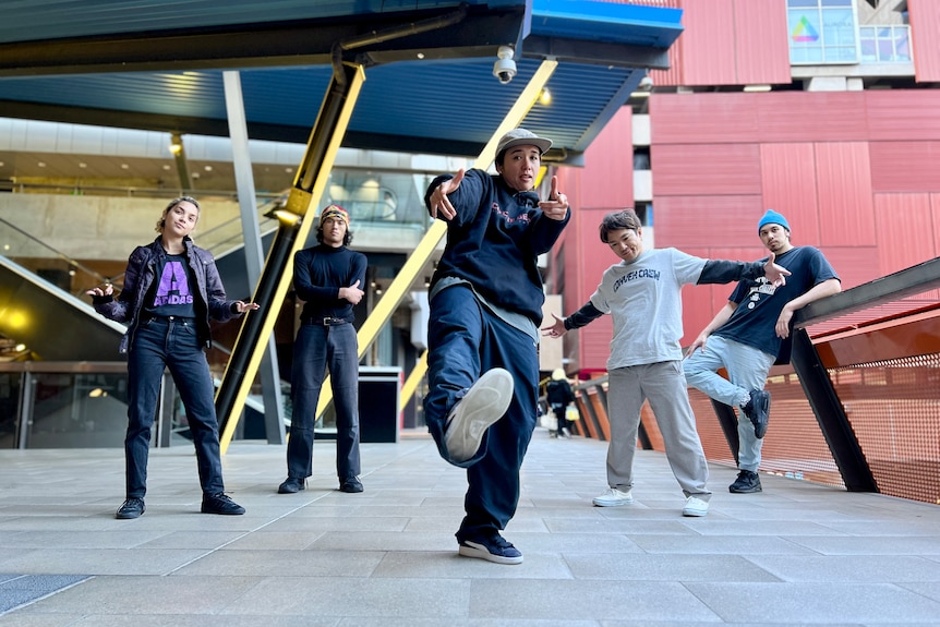 Melbourne B-girl ‘Fontz’ trains with her crew in public places because they don’t have a formal space to dance.
