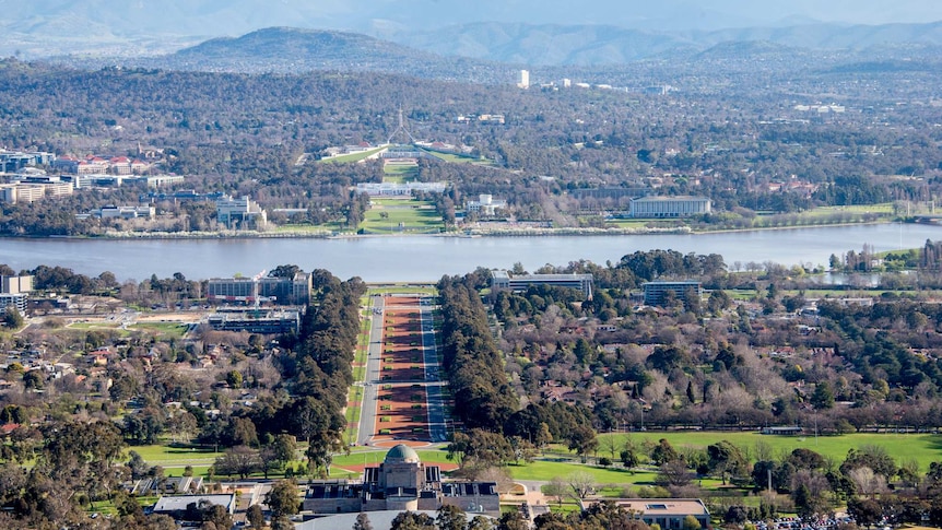 View from Mt Ainslie