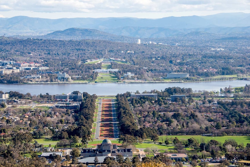 View from Mt Ainslie