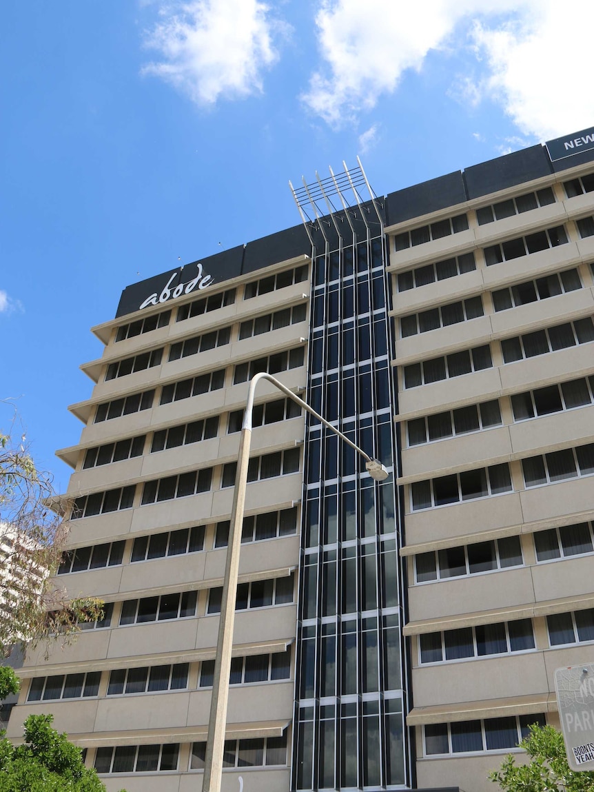 The Abode building in Woden town centre was once an office block