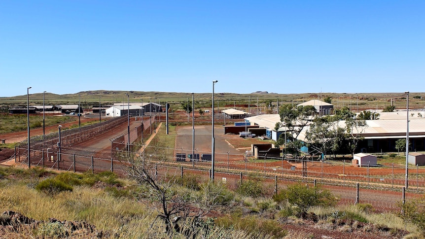 A prison complex in the outback.