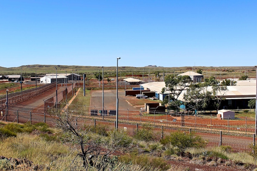 A view of a prison.