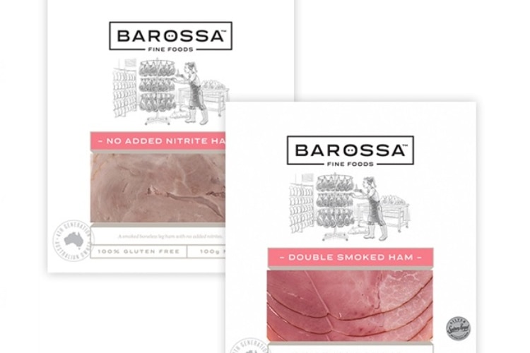 Two ham products made by Barossa Fine Foods.