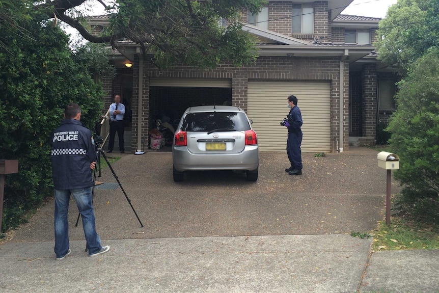 Police raid a Marsfield home