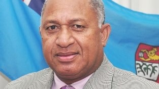 Fiji's interim prime minister, Frank Bainimarama, in August 2012.