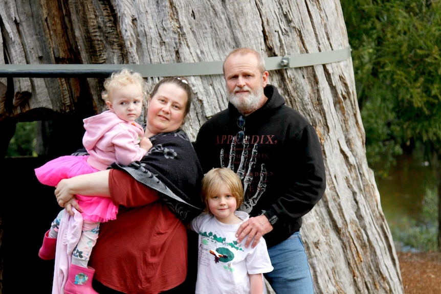 Peter Flynn and his family