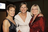 Marie Williams, Rebecca Wilson and Mary Doherty at the Westpac Rescue Helicopter fundraiser ball held at Crown Plaza.