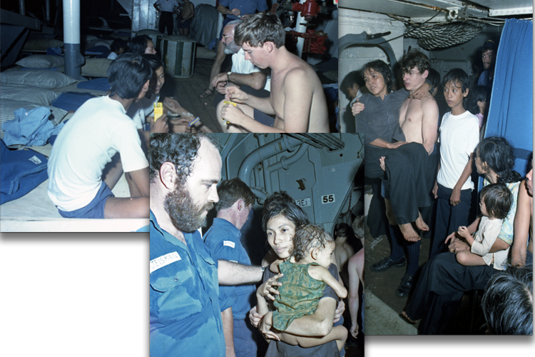 MG99 aboard HMAS Melbourne