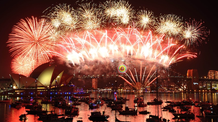 The Sydney fireworks show