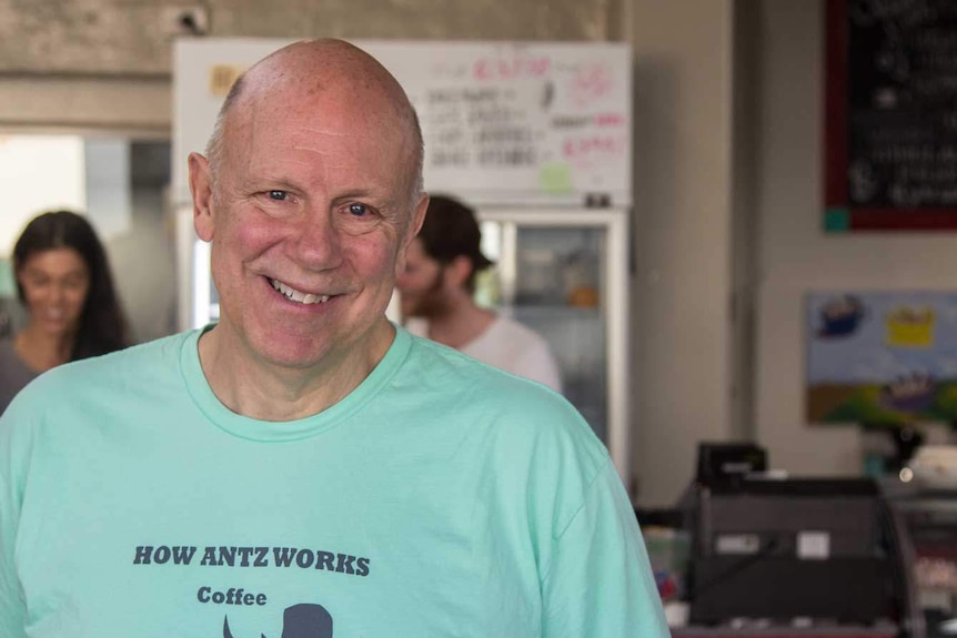 Craig Muzeroll, owner of an East Victoria Park coffee shop