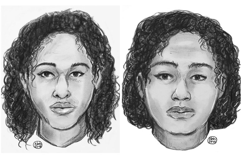 New York Police Department sketch shows dead Saudi sisters Rotana and Tala Farea.