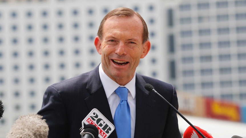 Tony Abbott blue ties represent a strange act of defiant principle.