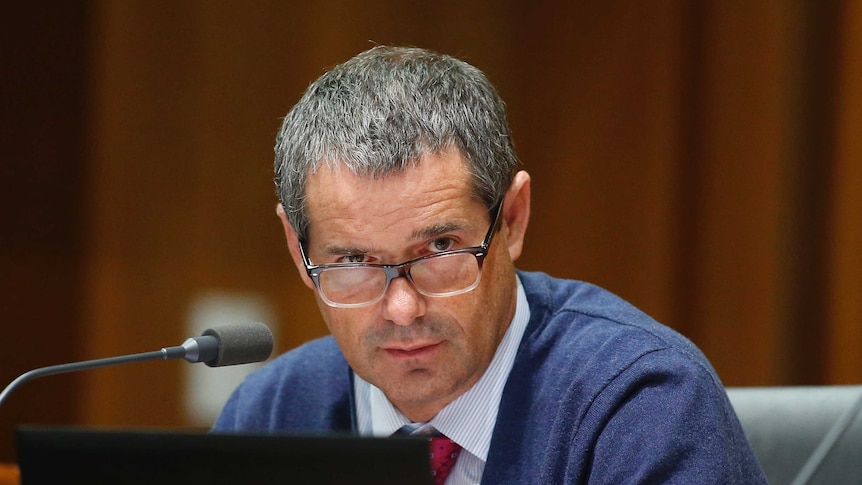 Stephen Conroy addresses Senate Estimates