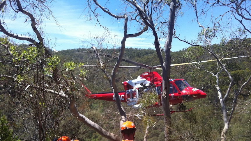 Helicopter rescues rock climber in SA's Morialta Conservation Park