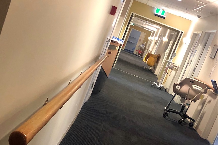 Corridor in the Hobart Private Hospital