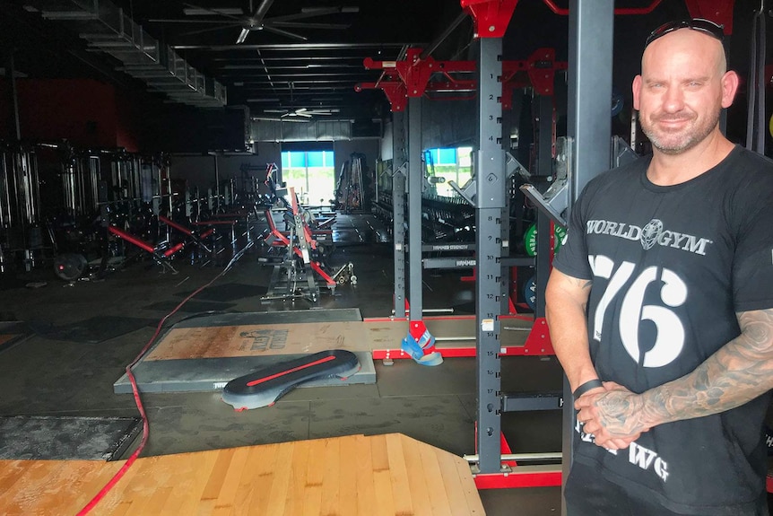 Townsville's Gym World owner Kade Dunstone